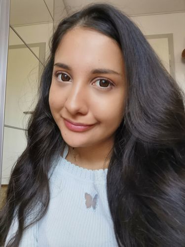 Customer photo review of MOJOSEE New 3 tone Brown Colored Contact Lenses