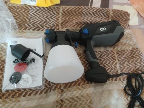 Customer photo review of Spray Gun , DKSG55K1/20VDKCX01 High Power Electric Paint Sprayer,3 Nozzle & 800 ml Large capacity,HVLP, Easy Spraying by DEKO