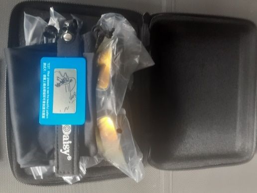 Customer photo review of Durable Polarized Riding Goggles - 4 Lens Kit
