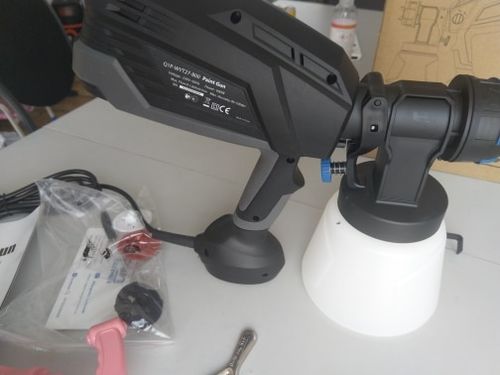 Customer photo review of Spray Gun , DKSG55K1/20VDKCX01 High Power Electric Paint Sprayer,3 Nozzle & 800 ml Large capacity,HVLP, Easy Spraying by DEKO