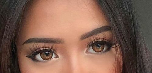 Customer photo review of MOJOSEE New 3 tone Brown Colored Contact Lenses