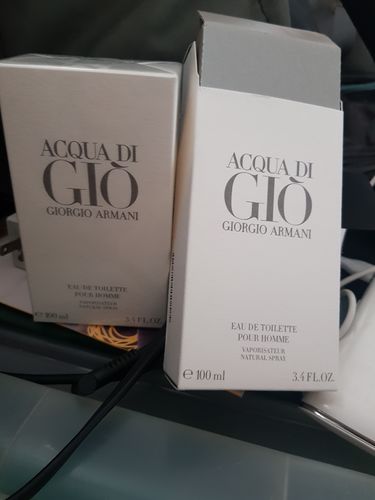Customer photo review of Giorgio Armani Acqua Di Gio 100ml