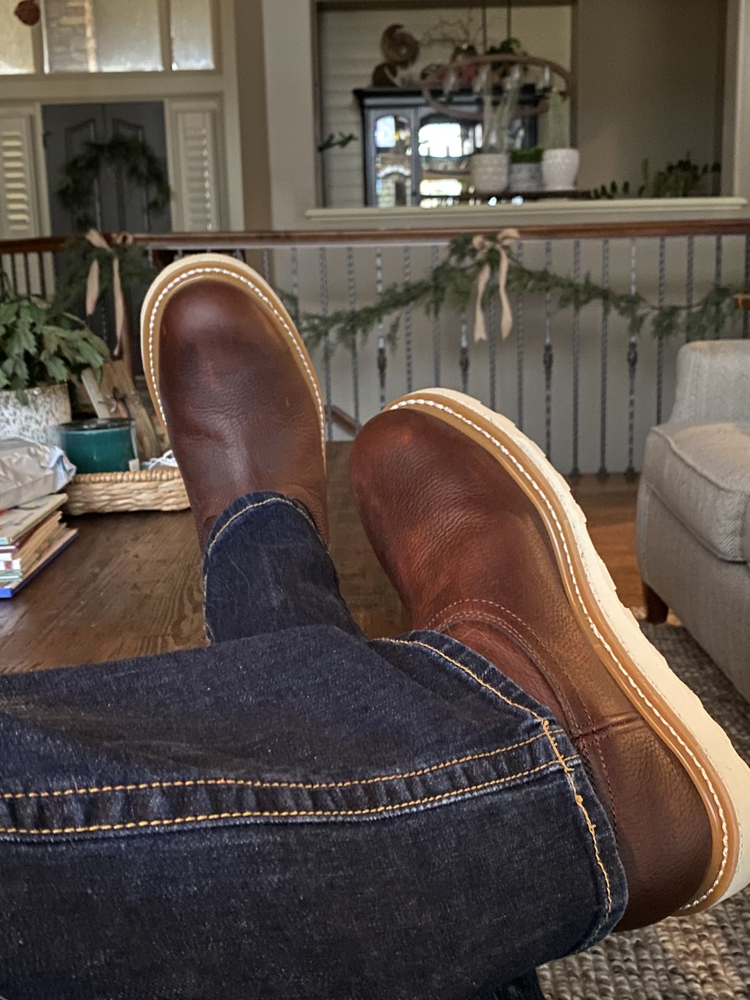 Customer photo review of Irish Setter by Red Wing Men's Ashby Safety Toe Boots 83908