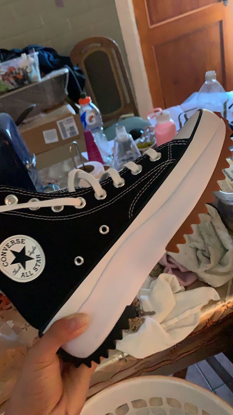 Customer photo review of Zapatilla Converse Run Star Hike Plataforma Mujer Negro