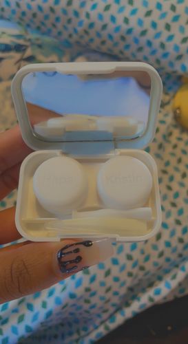 Customer photo review of Keep in Contact - Lens Case❤️