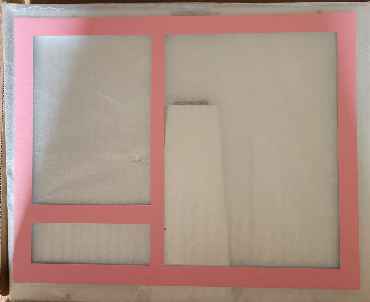 Customer photo review of NOEL Baby Handprint & Footprint Keepsake Frame