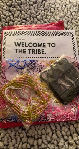 Customer photo review of Olayinka Tie On Waist Beads