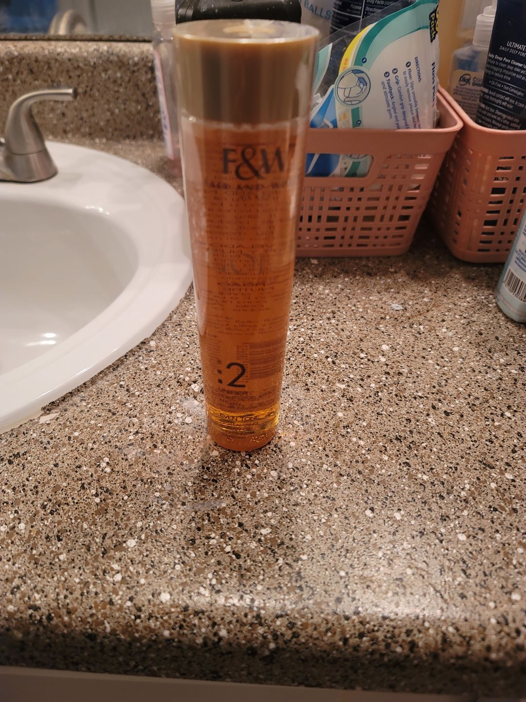Customer photo review of Fair and White 2: Gold Revitalizing Argan Oil  200ml / 6.76 fl. oz
