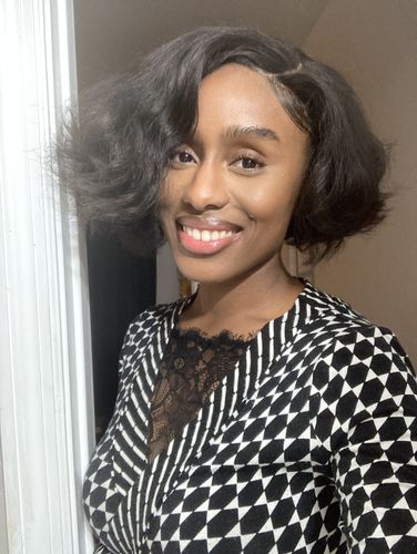 Customer photo review of [Brooklyn Hair] 9A Peruvian Loose Deep Wave 5x5 HD Lace Closure