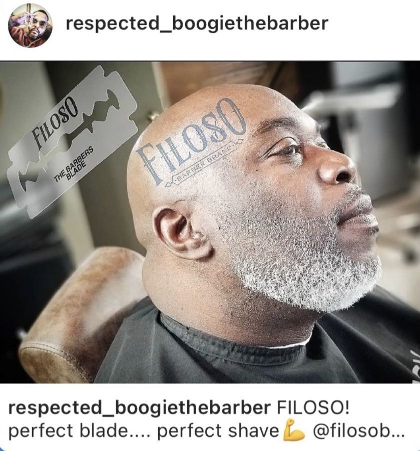 Customer photo review of Filoso Razor Blades