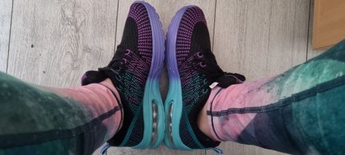 Customer photo review of Chaussures confortables tout usage pour femmes