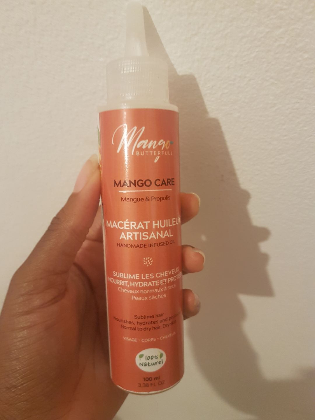 Customer photo review of Macérât huileux artisanal CARE