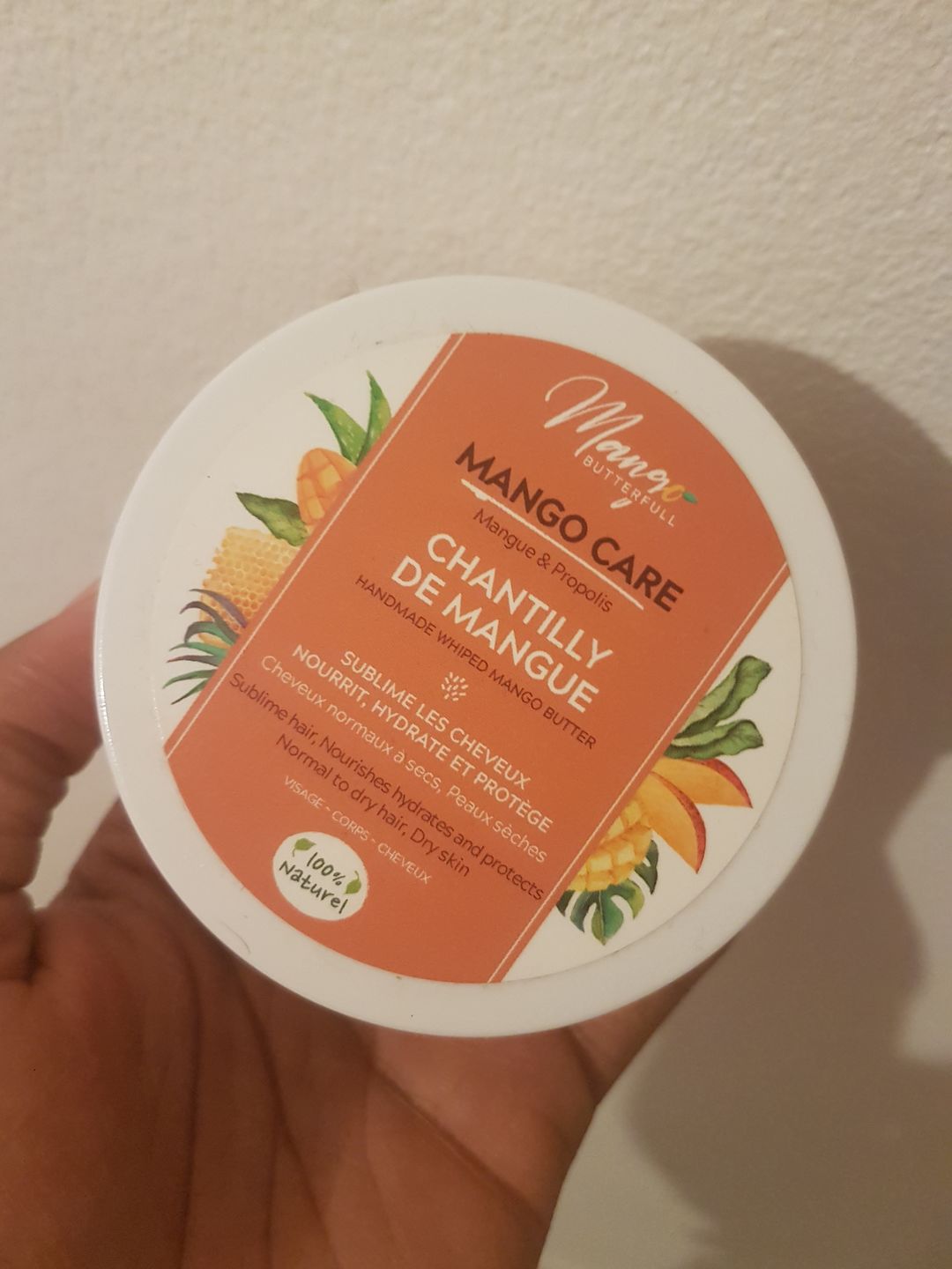 Customer photo review of Chantilly de Mangue CARE