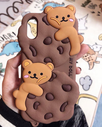 Customer photo review of Cookie Bear IPhone Case