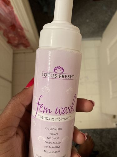 Customer photo review of Keeping It Simple Feminine Wash