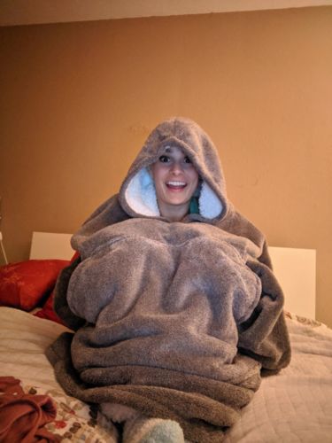 Customer photo review of The Blanket Hoodie ✨