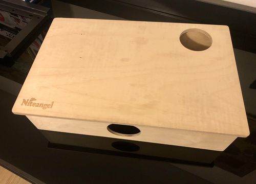 Customer photo review of Niteangel Large Wooden Multi-Chamber Hideout for Dwarf and Syrian Hamsters