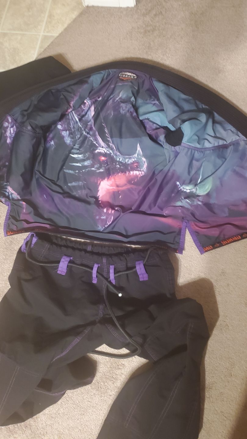 Customer photo review of Dragon Warrior Sublimation Brazilian Jiu Jitsu Gi ( BJJ GI )