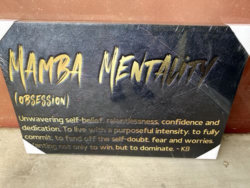 Customer photo review of Mamba Mentality Obsession - Kobe Bryant Inspired