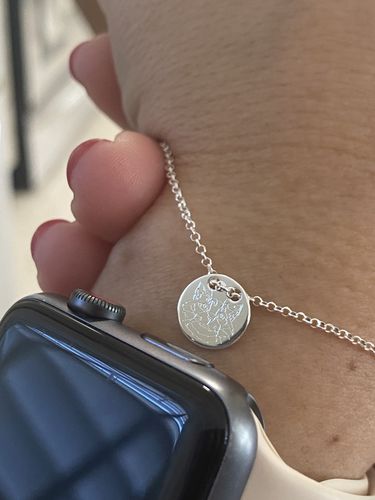 Customer photo review of Silber Lineart Love Armkette