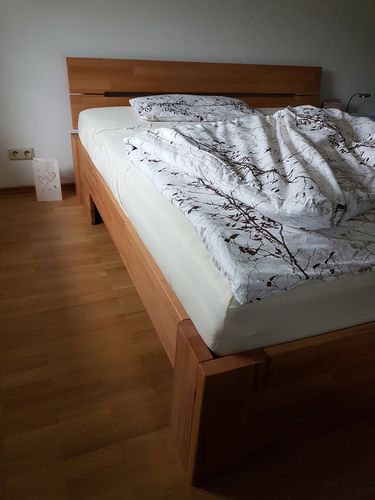 Customer photo review of Massivholzbett Elsa Buche