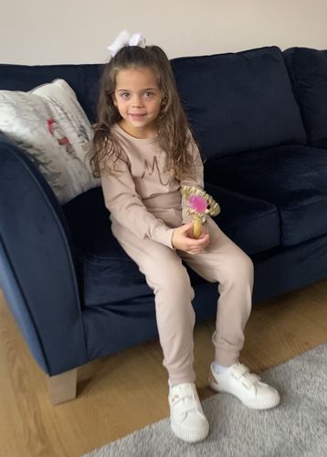 Customer photo review of Personalised Roma Tracksuit (3m-12 Years) (MRK X)