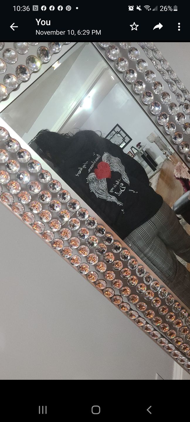 Customer photo review of Dad - A Big Piece of my Heart Hoodie