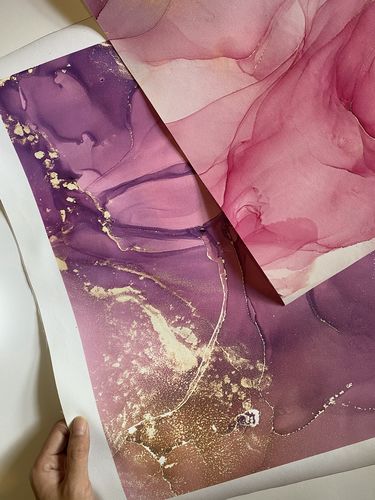 Customer photo review of Pastel Gold Canvas Prints