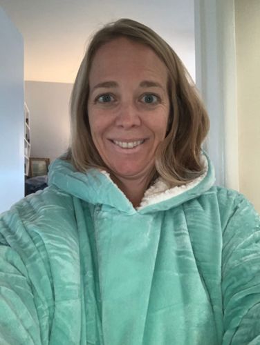 Customer photo review of The Blanket Hoodie ✨