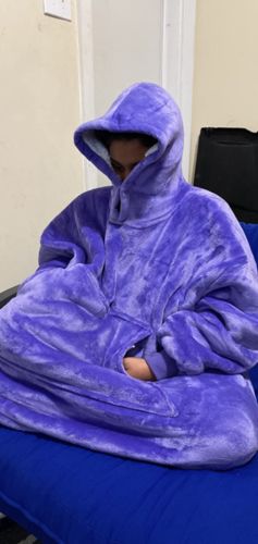 Customer photo review of The Blanket Hoodie ✨