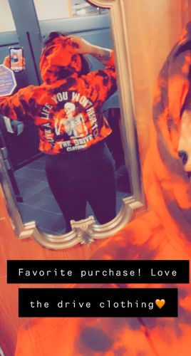 Customer photo review of 158 - Regret Crop Hoodie