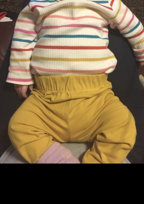Customer photo review of Gold Leggings