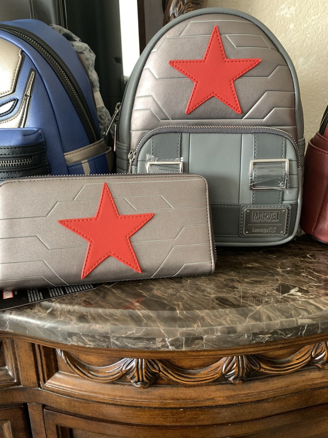 Customer photo review of Marvel Winter Soldier Cosplay Zip-Around Wallet - September Preorder