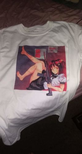 Customer photo review of Gun • T-Shirt