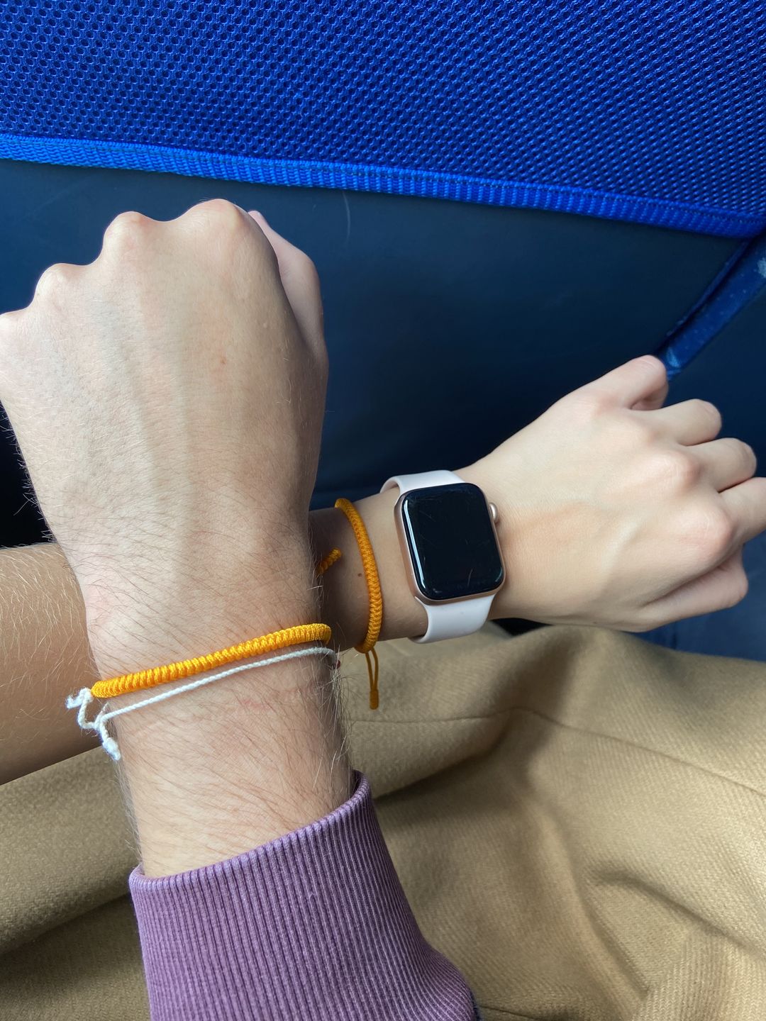 Customer photo review of Brazaletes Tibetanos