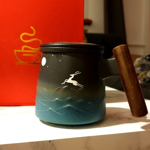 Customer photo review of Elk and Moon Coffee & Tea Mug