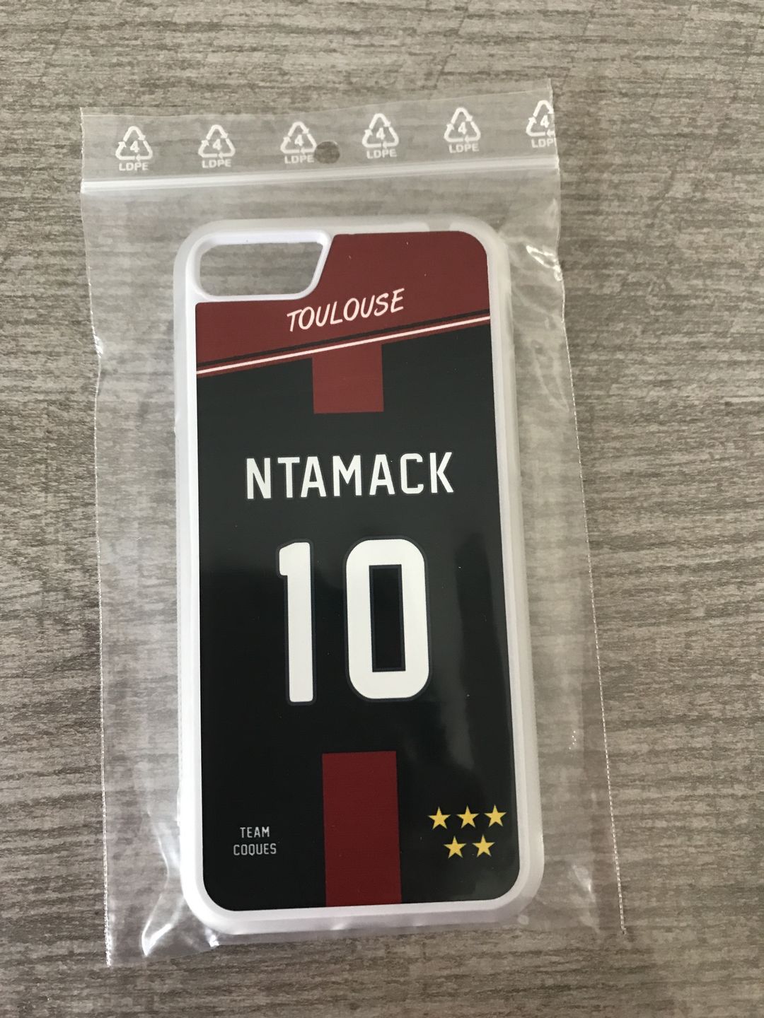 Customer photo review of Coque rugby TOULOUSE RUGBY personnalisable - TEAMCOQUES