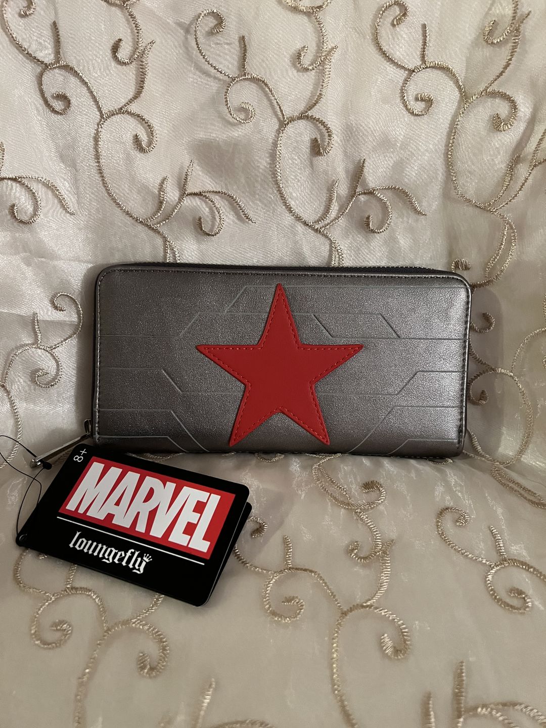 Customer photo review of Marvel Winter Soldier Cosplay Zip-Around Wallet