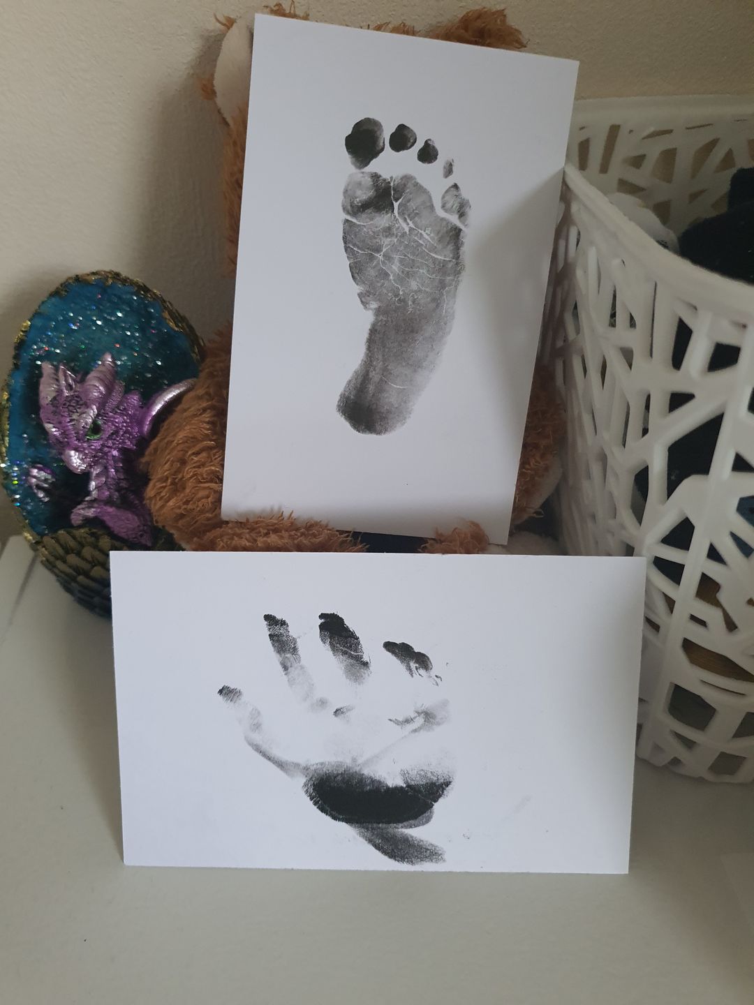 Customer photo review of Mammas Milk Bar Inkless Print Keepsake