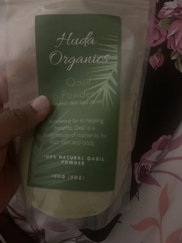 Customer photo review of Qasil Powder for Hair and Skin, Organic Qasil Powder, Qasil Powder for Face, Pack of 1, 40gm