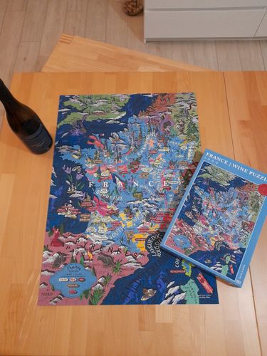 Customer photo review of Wine Puzzle - France