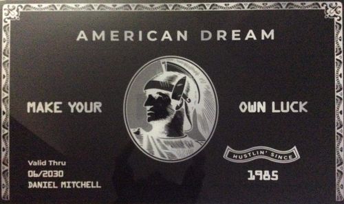 Customer photo review of "American Dream" Card