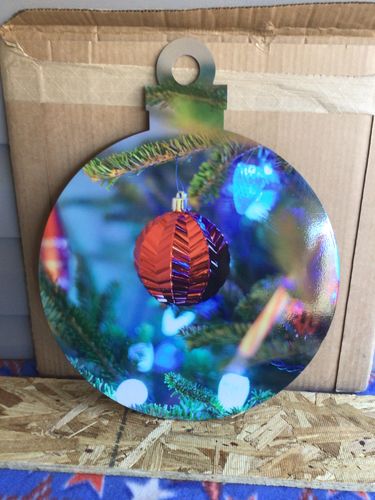 Customer photo review of Christmas Imagery Sign