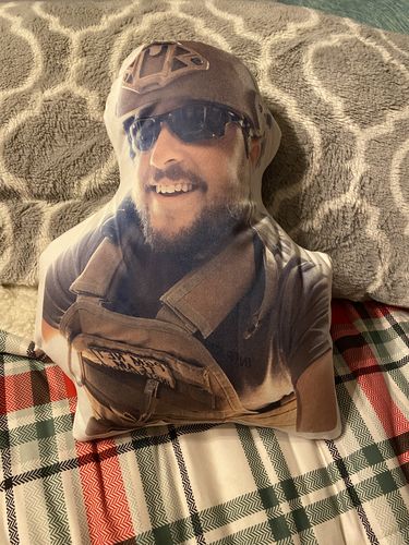 Customer photo review of Create A Custom Object Pillow