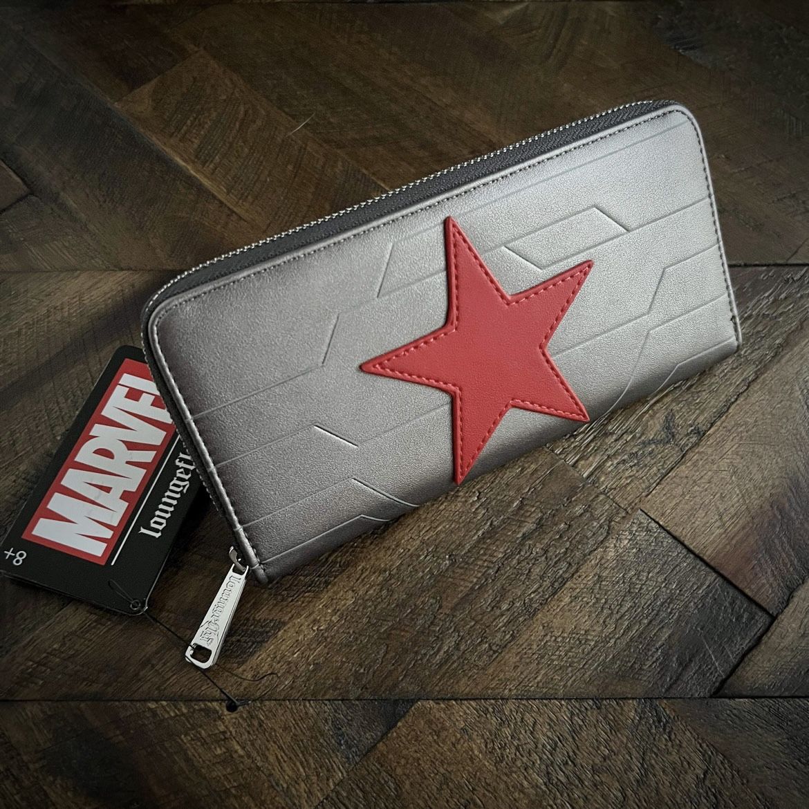 Customer photo review of Marvel Winter Soldier Cosplay Zip-Around Wallet - September Preorder