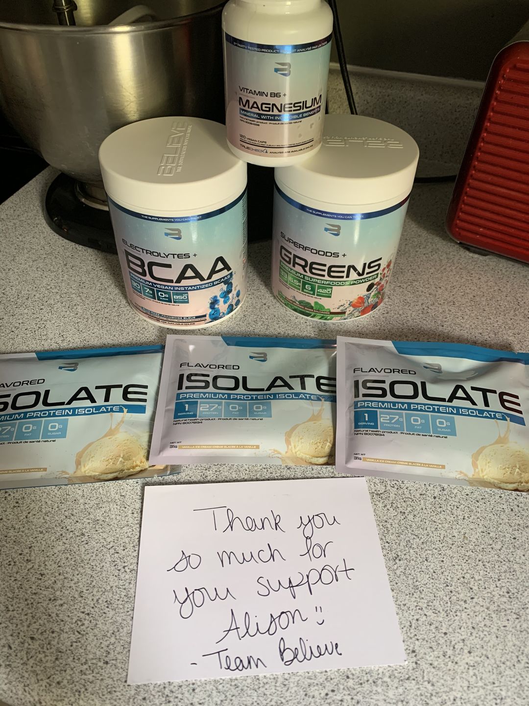 Customer photo review of Electrolytes + BCAA