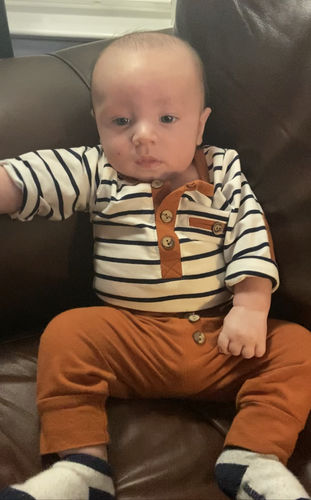 Customer photo review of Caiden Bodysuit + Pants Set | Brown