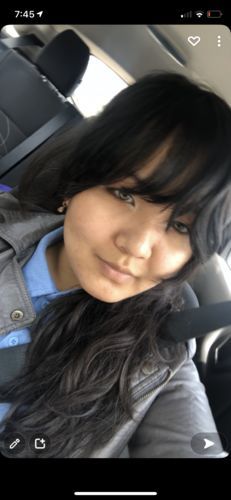 Customer photo review of MOJOSEE Himalaya Brown Colored Contact Lenses