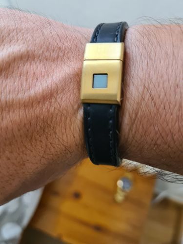 Customer photo review of Gold Stability Bracelet