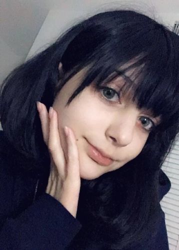 Customer photo review of MOJOSEE Aurora Brown Colored Contact Lenses